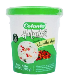 Helado Vainilla Chips Colanta