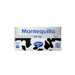 Mantequilla sin sal Alpina